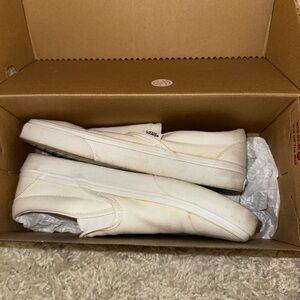 Vans True White Classic Slip-On Shoes